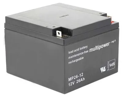 Produktbild von Multipower Bleiakku MP26-12I - 12V 26Ah (VDS)