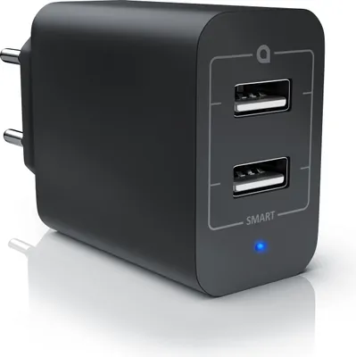 Obrázok produktu pre Aplic USB nabíjačka 4800 mA, 2-portový napájací zdroj pre mobilný telefón/smartfón/tablet, 4800 mA - 2400 mA na port