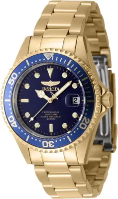 Zdjęcie produktu dla Invicta Pro Diver 8937OB Zegarek Męski - Mechanizm Kwarcowy - Stal Nierdzewna z Niebieską Tarcza - 38 mm