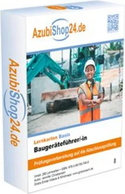 Image de AzubiShop24.de Lernkarten Baugeräteführer