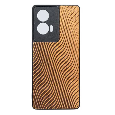 Immagine prodotto di Coperchio in legno per Motorola Edge 50 Fusion, Bewood Merbauwellen