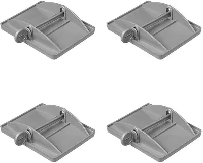 Image de Pieds fixes d'angle XL - lot de 4 pièces