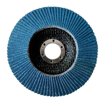 Obrázek produktu pro 5 x kotouče 115 mm s plochou zrnitostí 80 modré kotouče s klopami