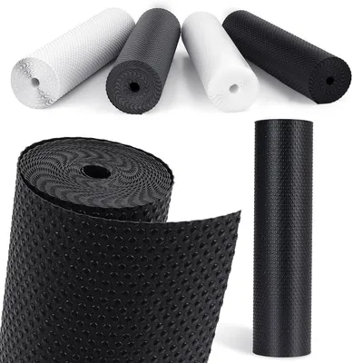 Immagine prodotto di Tappetino antiscivolo impermeabile in EVA, colore nero, dimensioni 30 cm x 610 cm