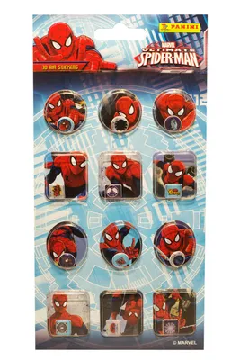 Produktbild von PANINI Marvel 3D AIR Spider Man Sticker Luftige Sticker Kinder Basteln Aufkleber