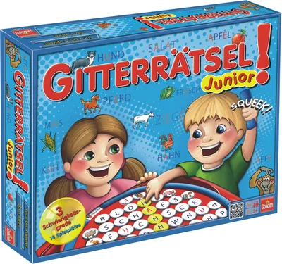 Produktbild von Goliath Toys Gitterrätsel Junior Spaßspiel Familienspiel 70540 NEU