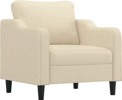 Produktbild von vidaXL Sessel Creme 60 cm Stoff