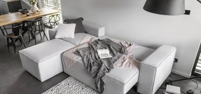 Produktbild von Elegantes Ecksofa Silla mit L-Form in Stoff Amore