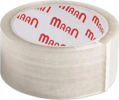 Immagine prodotto di Nastro da imballaggio trasparente 48 mm  35 m - resistente per cartoni e pacchi