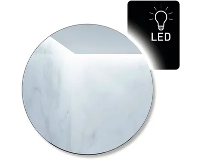 Immagine prodotto di Specchio da bagno rotondo a LED con illuminazione Ambiente Ronde Ø 80 cm 411-033
