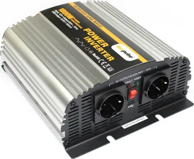 Produktbild von Spannungswandler 12V 230V Silber Mod. Sinus Wechselrichter: 1000 W