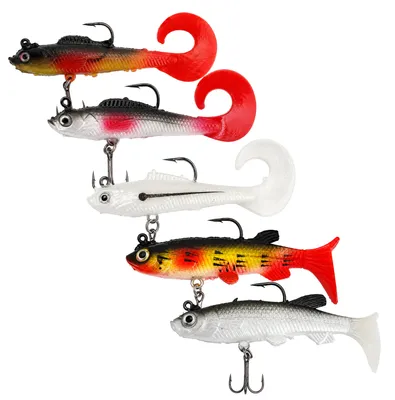 Productafbeelding van Fish-Xpro Hybrid Snoek Kunstaas Set - 5 Stuks - 10 cm - 10 g - Tacklebox