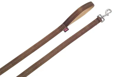 Image de Nobby Leine « Soft Grip » L : 120 cm, l : 10 mm, marron
