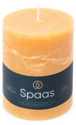 Obrázok produktu pre Spaas Rustikálna svieca v tvare kmeňa, 80/110 mm, 65 kusov - piesková farba