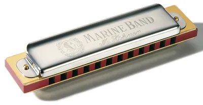 Mundharmonika 364/24, 24 Stimmzungen, C-Dur, Birnenholz