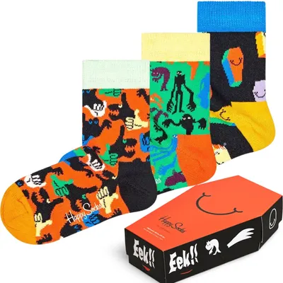 Produktbild von Happy Socks Halloween-Socken für Babys 3er-Set