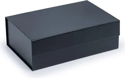 Zdjęcie produktu dla Pudełko Magnetyczne Na Prezent Czarne 440x320x120mm (zew) A3 Ozdobne na prezent