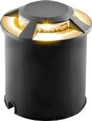Produktbild von EVN LED Bodeneinbau rund P67154702 4-fach anthrazit IP67 7W 3000K 188lm