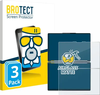 Produktbild von 3x BROTECT Entspiegelungs Schutzglas für Lenovo Yoga Book 9i Gen 10 Schutzfolie Panzer Folie Glas Display Schutz matt