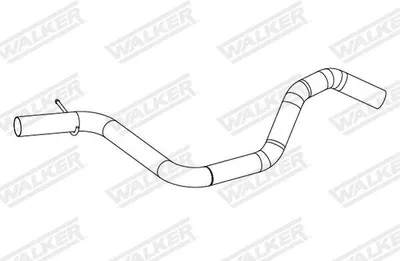 Produktbild von WALKER Abgasrohr Auspuffrohr für FIAT QUBO (225) 10921