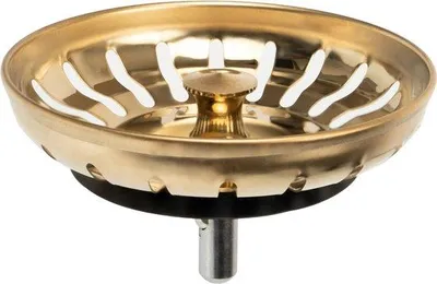 Immagine prodotto di Colino da cucina, 83 mm, dorato, profondità 25 mm, foro 7,8 mm, lavello