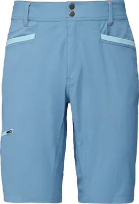 M Valley Shorts von Black Diamond in hellblauer Farbe; geeignet für Klettern und Bouldern; mit seitlichen Taschen.