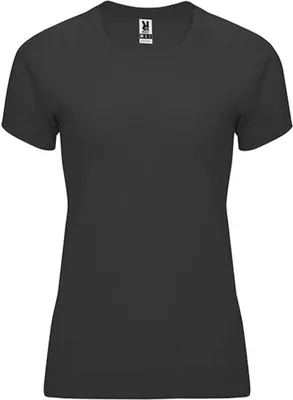 Produktbild von Roly Sport CA0408 | Bahrain Woman T-Shirt mit Raglan-Ärmeln - Farbe: Dark Lead 46 - Größe: XL