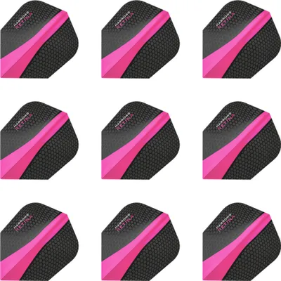 Produktbild von Harrows | Retina | Dart Flights | Standard | 100 Mikron | Pink | 3 Sets = 9 Flights