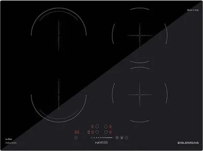 Immagine prodotto di Glem Gas GTI741BSL, Nero, da incasso, 70 cm, Piano cottura a induzione con zone, 4 zone/zone, 4 zone/zone