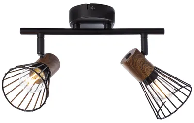 Produktbild von BRILLIANT Spotrohr, 2-flammig Manama schwarz IP20 E14 18 Watt dimmbar g. f. Tropfenlampe