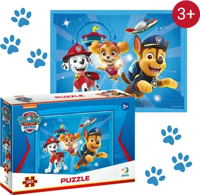 Zdjęcie produktu dla Puzzle Paw Patrol 30 Elementów Układanka Psi Patrol Kolorowa Dla Dzieci