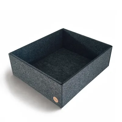 Produktbild von Aufbewahrungsbox CLEAN Filz 55 x 45 x 15 cm ohne Deckel in anthrazit meliert