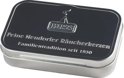 Produktbild von Räucherkerzen "Blechdose, klein"