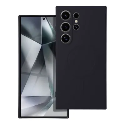Produktbild von Case passend für Samsung S24 ULTRA Silicone Mag Cover kompatibel mit MagSafe black