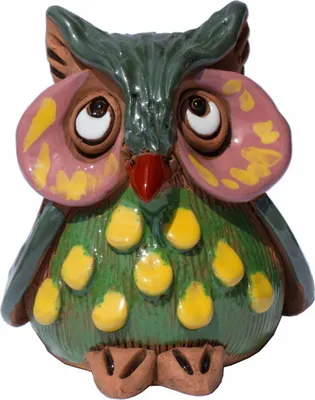 Produktbild von Gartenstecker Eule Keramik Vogel Garten Deko Stecker Stab Skulptur Objekt Figur