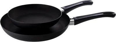 Imagen del producto de Silecomplaza Classic, juego de 2 sartenes de inducción, 20 + 26 cm, con revestimiento antiadherente, aptas para horno
