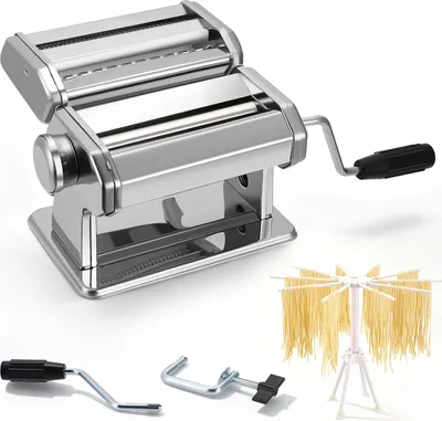 Obrázok produktu pre Spätzle-Maker - Ručný strúhadlo na špecle - Nerezová oceľ - Na čerstvé špecle a cestoviny - Kuchynské pomôcky - Strieborná farba