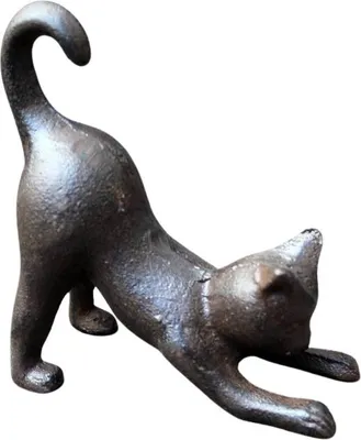 Immagine prodotto di Statua decorativa gatto in ghisa