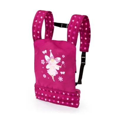 Productafbeelding van Bayer Design 62267AA Poppenbuggy met gevoerde schouderbanden, zowel voor als achter te dragen, bordeauxrood