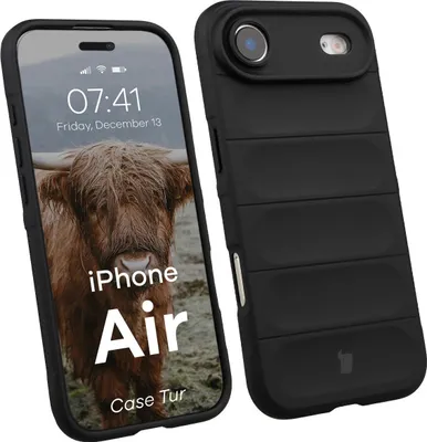 Produktbild von Robuste Handyhülle für iPhone Air, Bizon Case Tur, Schwarz
