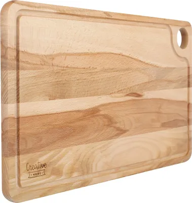 Image de Creative Home Grande Planche a Decouper Bois 42 x 24,5 x 1,5 cm