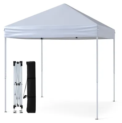 Produktbild von 2x2m Faltpavillon, wasserdicht, UV-Schutz 50+, weiß