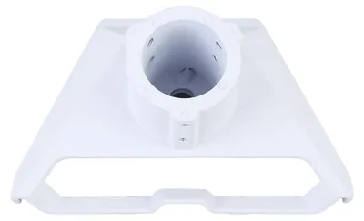 Image de Adaptateur pour mât satellite en alliage d'aluminium, angle réglable, fixation solide, plaque de montage pour mât satellite pour antenne V3, blanc