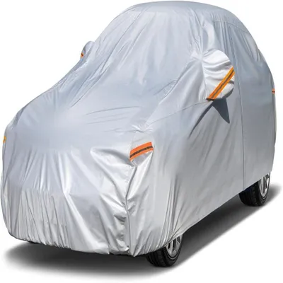 Obrázek produktu pro Voděodolná a povětrnostně odolná plachta na auto, kompletní ochrana proti sněhu, dešti, slunci, UV záření, prachu a poškrábání, univerzální velikost do 480 cm