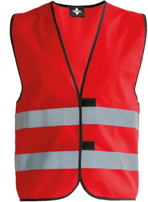 Produktbild von Korntex Unisex Warnschutz für Kinder Funktionsweste KWW100 Rot Red S (7-12 Years)