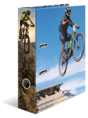 Imagen del producto de HERMA 20107. Carpeta motivacional HERMA, colección "Mountainbike", formato DIN A4