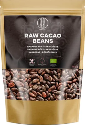 Obrázok produktu pre Kakaové bôby RAW, 250 g