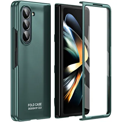 Obrázek produktu pro Pouzdro pro Samsung Galaxy Z Fold 5 Ultratenké matné tvrdé PC kryt s ochranou displeje zelené