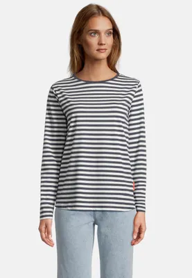 Produktbild von salzhaut Damen Sweatshirt KANT - RINGEL XXL