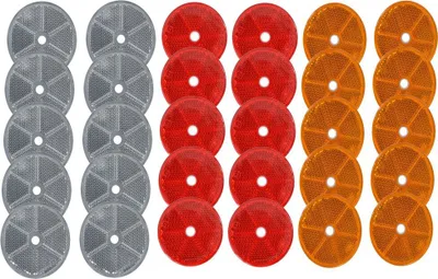 Produktbild von Rückstrahler - Reflektor - schrauben - SET - E-Prüfzeichen 30 Teile